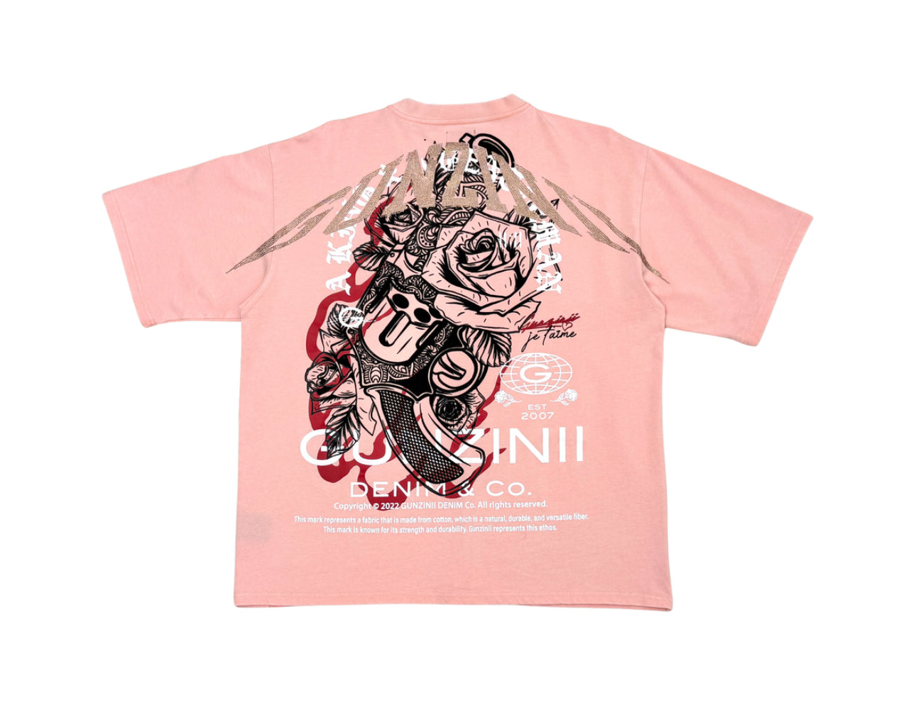 GUNZINII ROSES TSHIRT